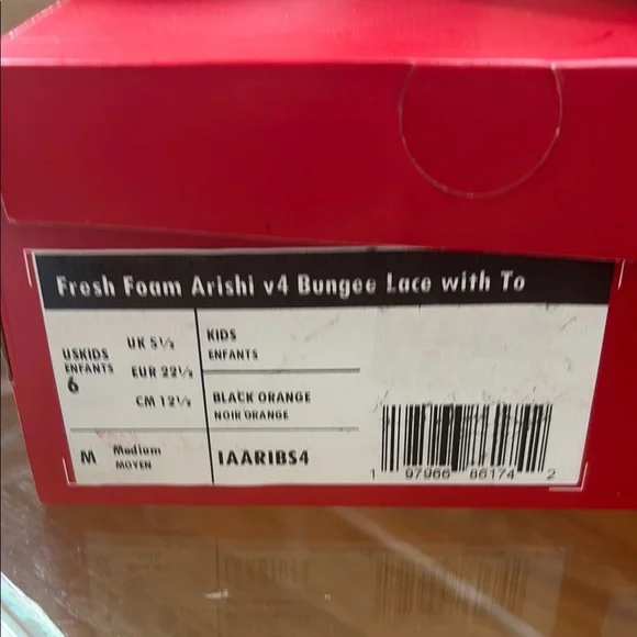 NWT New Balance Infants Fresh Foam Arishi v4 Sneakers Sz: 6 - Picture 3 of 10